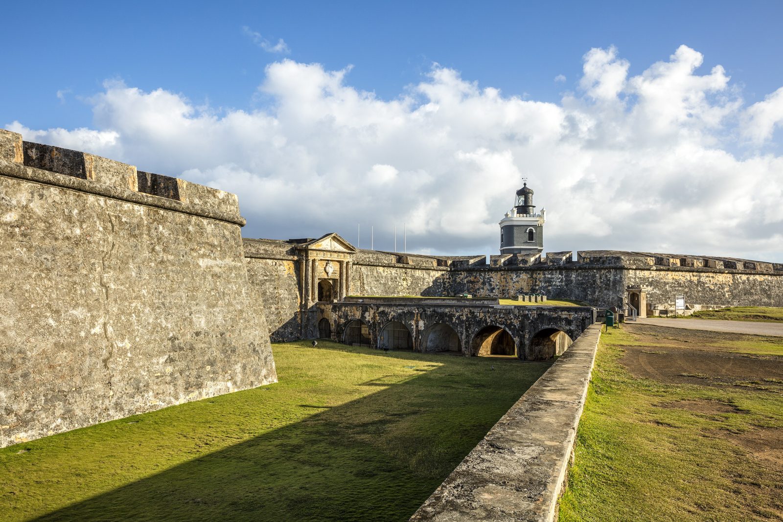Castillo San Felipe del Morro from the lawn, Old San Juan